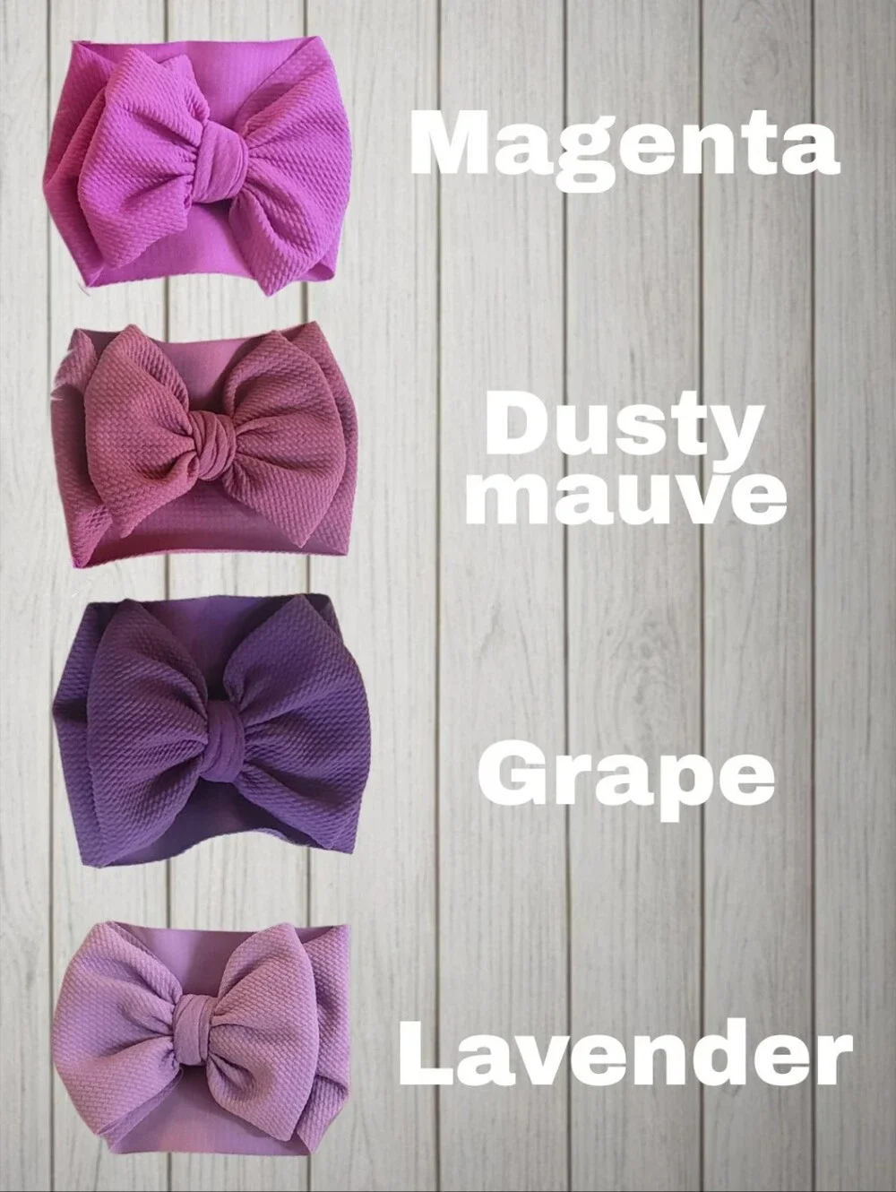 10 Infant Headwraps- Assorted Colors